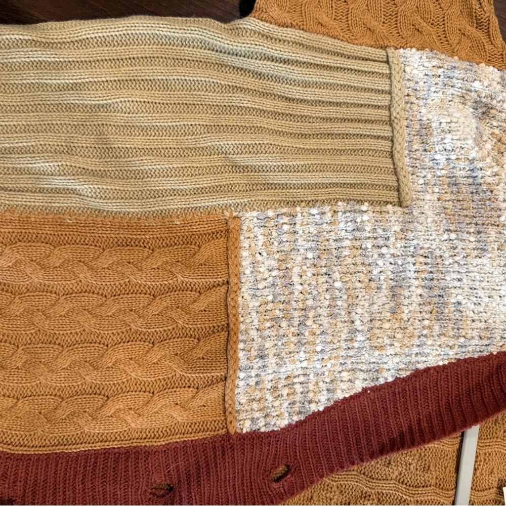 POL NWOT Multicolor Patchwork Cardigan - Picture 11 of 12